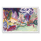 Late Summer Wall Art Canvas 90cmx135cm White Frame - Home &