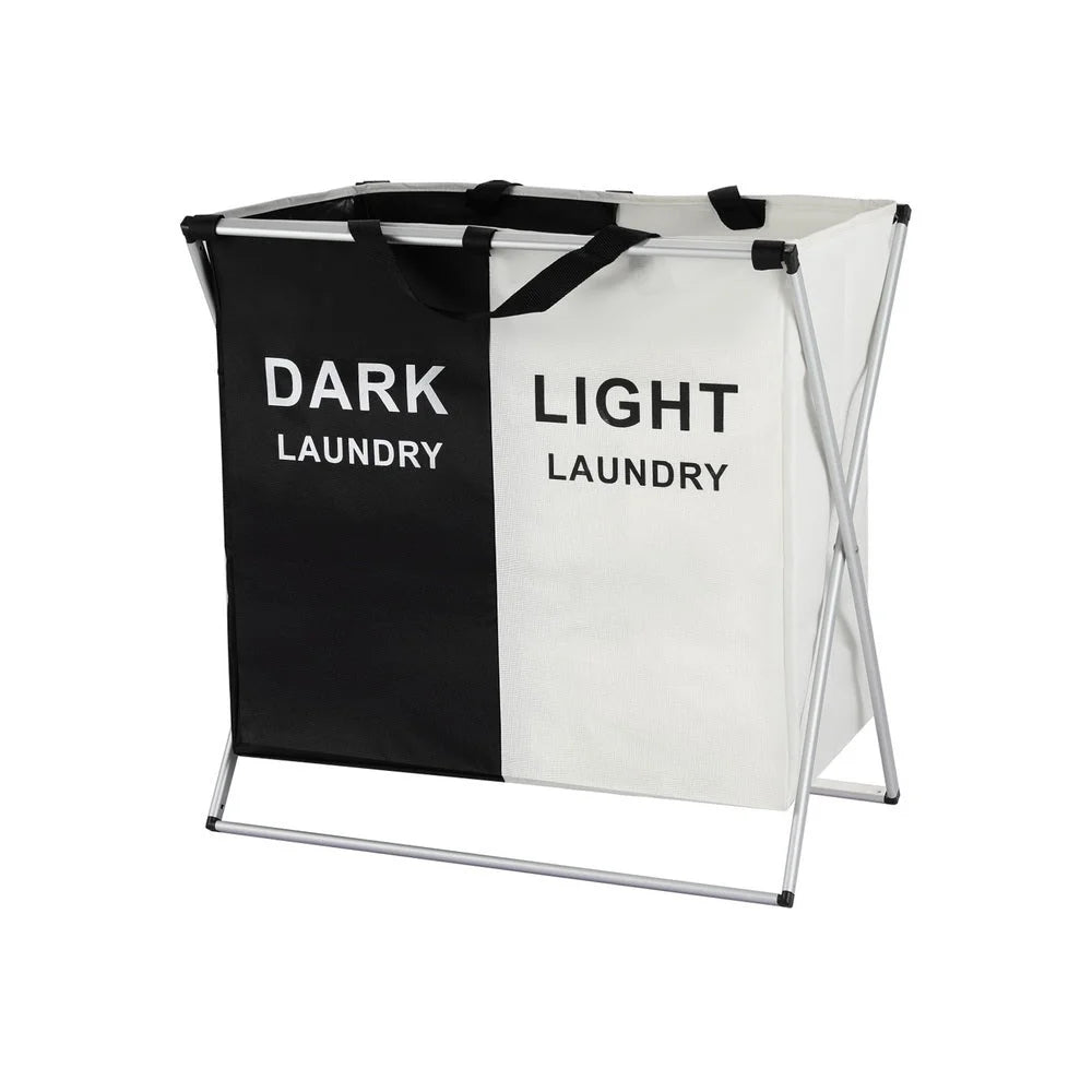 Laundry hamper with woven laundry basket and lift-out liner