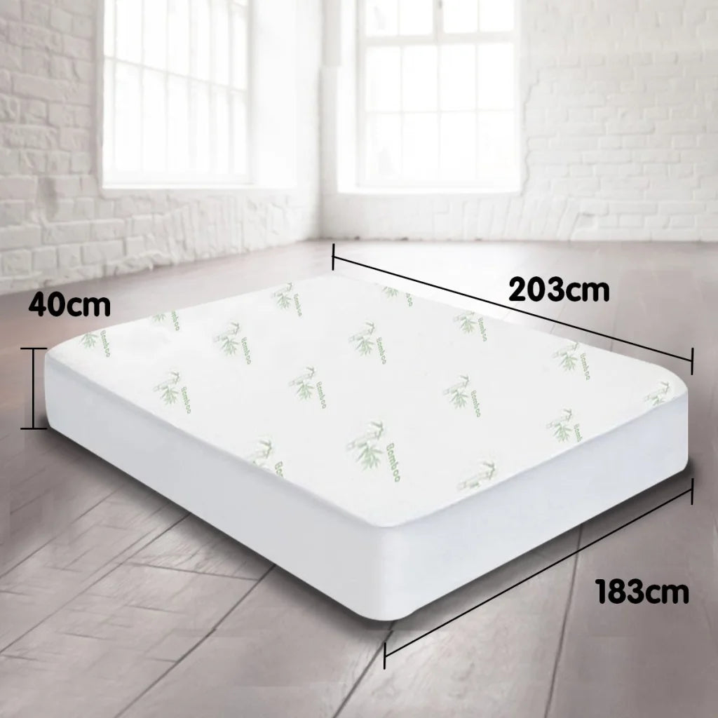 Laura Hill Bamboo Mattress Protector- King - Home & Garden