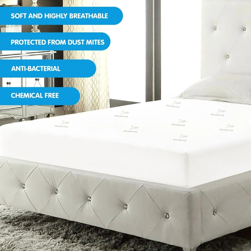 Laura Hill Bamboo Mattress Protector-queen - Home & Garden