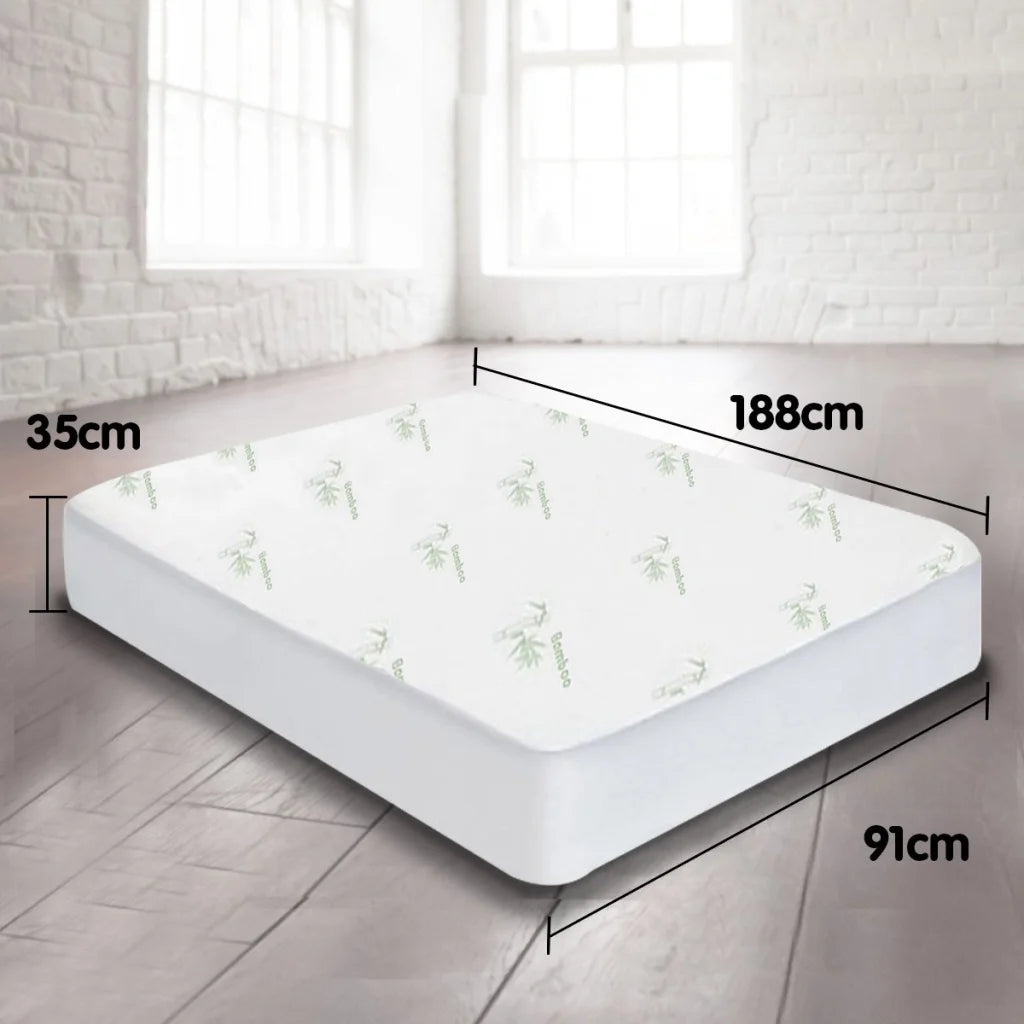 Laura Hill Bamboo Mattress Protector- Single - Home &