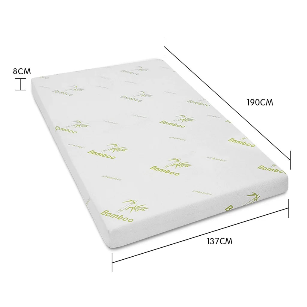 Laura Hill Cool Gel Memory Foam Mattress Topper Bamboo