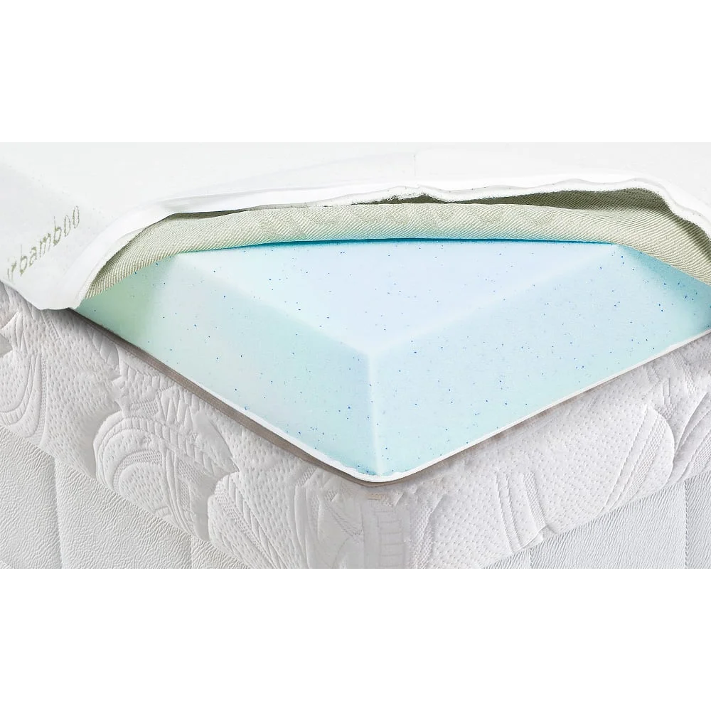 Laura Hill Cool Gel Memory Foam Mattress Topper - King