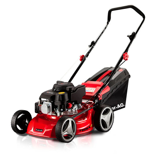Lawn Mower 139CC 17 Petrol Push Lawnmower 4-Stroke Engine