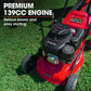 Lawn Mower 139CC 17 Petrol Push Lawnmower 4-Stroke Engine