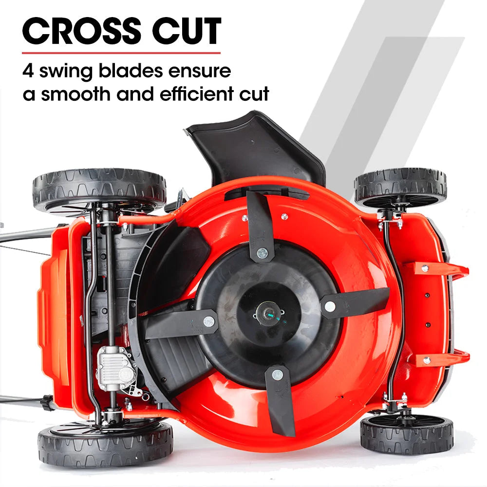 Lawn Mower Baumr-AG 18” 220cc Petrol Self-Propelled Push