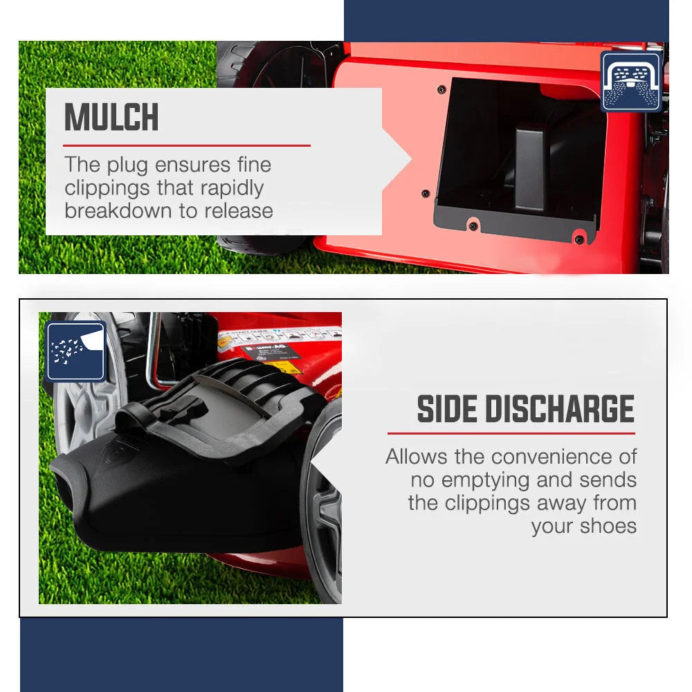 Lawn Mower Baumr-AG 18” 220cc Petrol Self-Propelled Push