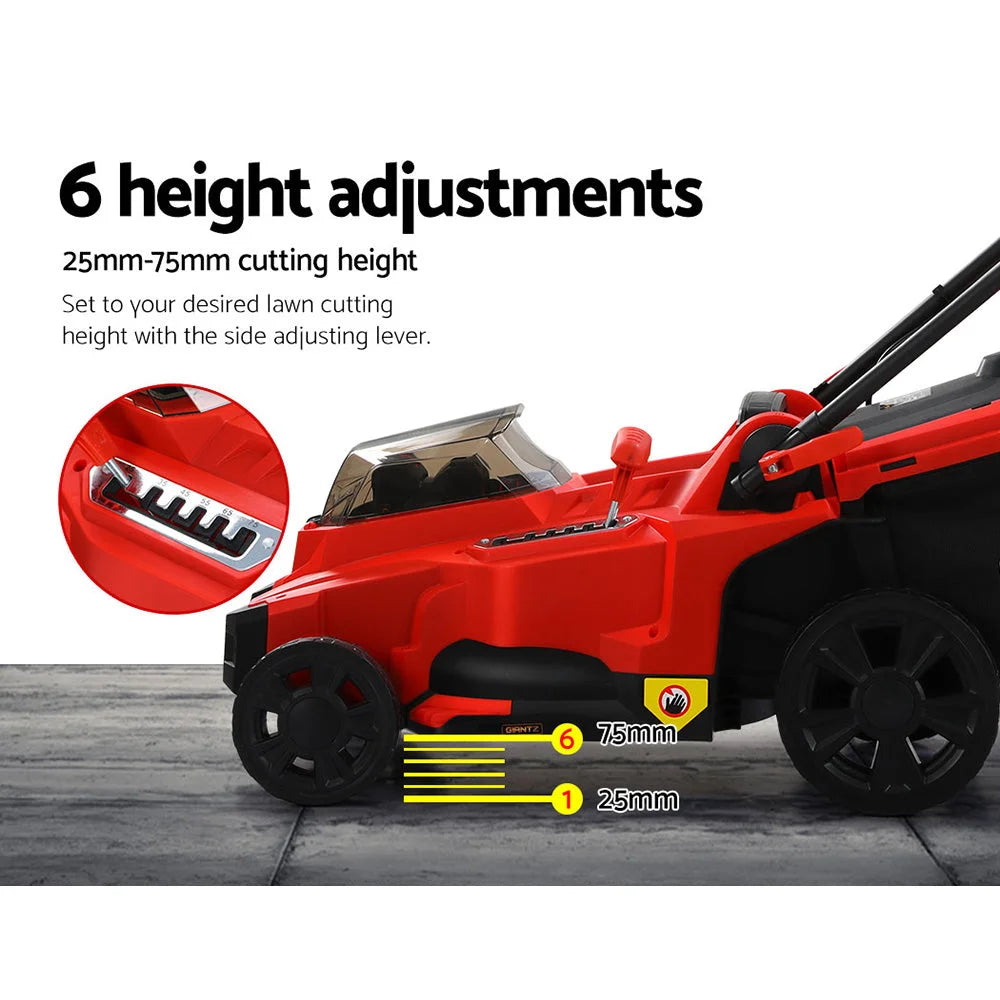 Lawn Mower Cordless 40V Battery Lawnmower 37cm Width