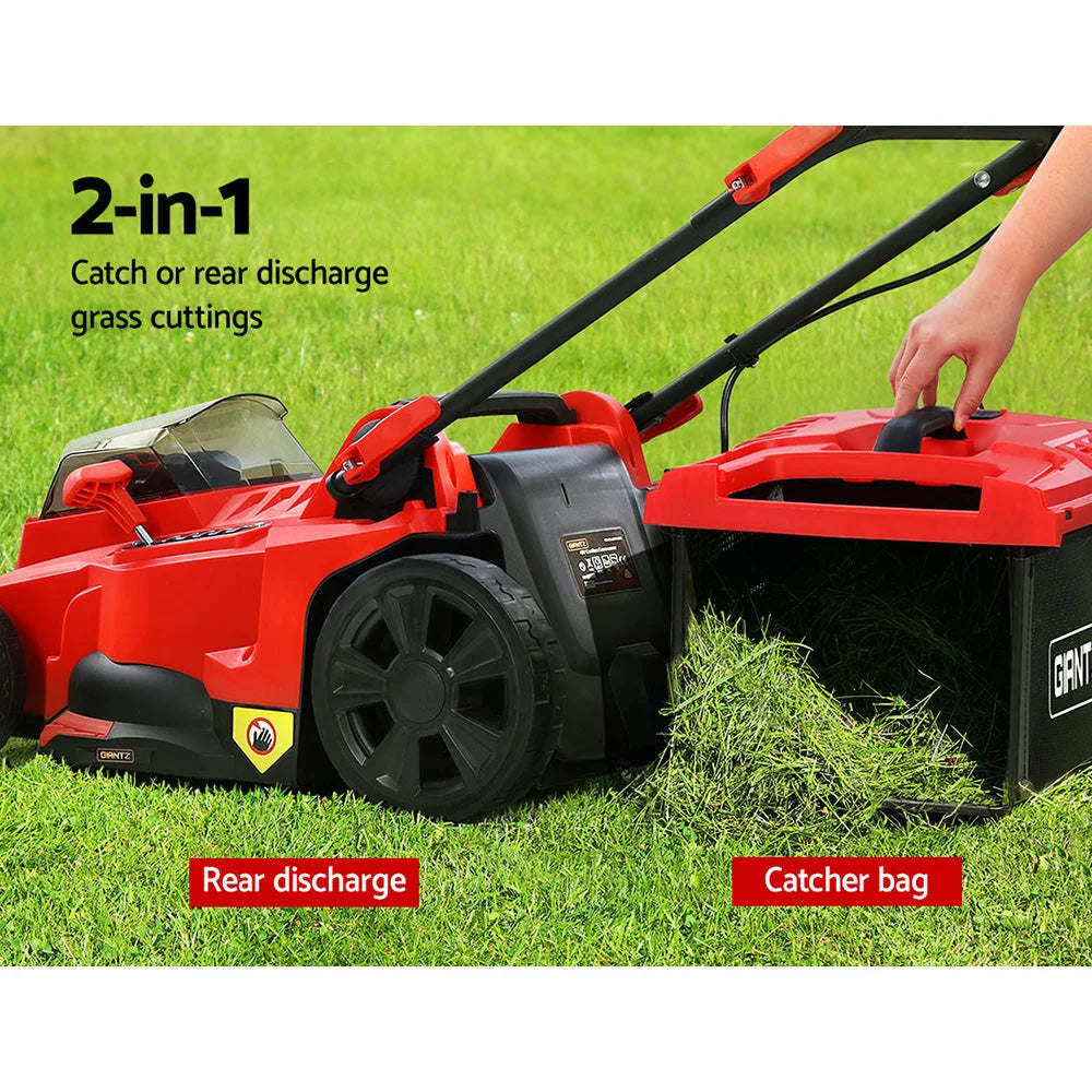 Lawn Mower Cordless 40V Battery Lawnmower 37cm Width