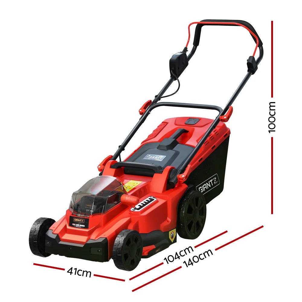 Lawn Mower Cordless 40V Battery Lawnmower 37cm Width