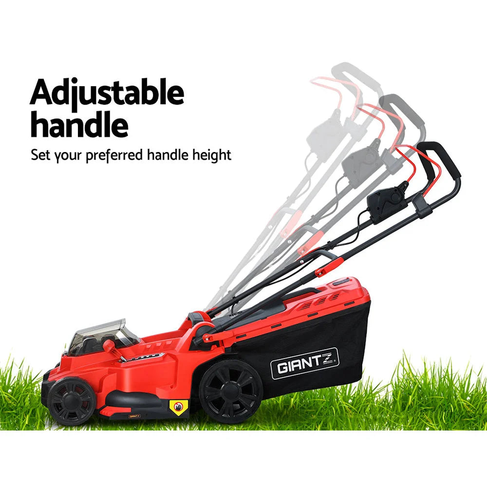 Lawn Mower Cordless 40V Battery Lawnmower 37cm Width