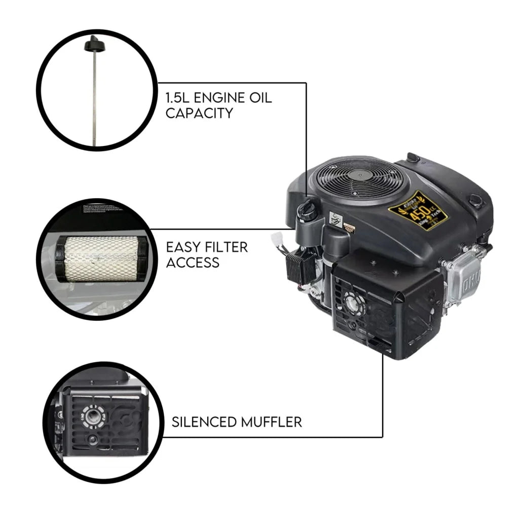 Lawn Mower Engine Petrol 16HP Vertical Shaft 4 Stroke