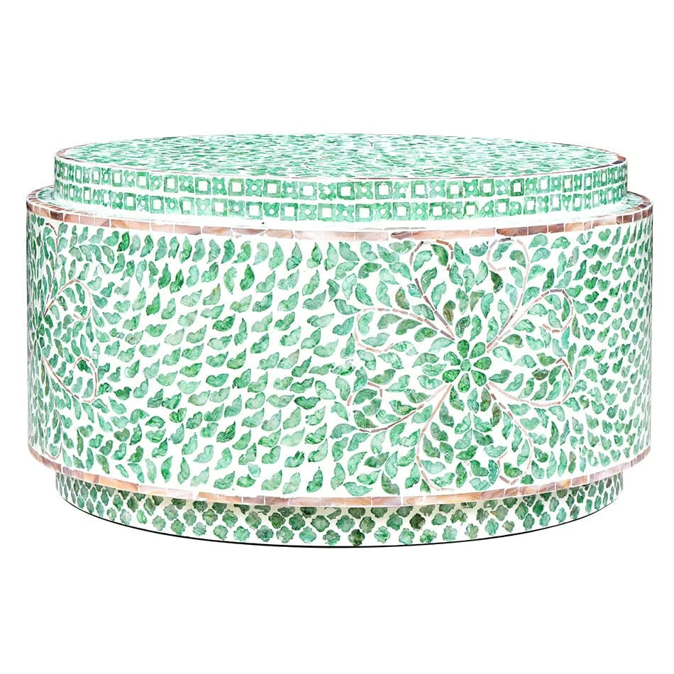 LAYLA TURQUOISE COFFEE TABLE - Furniture > Living Room >