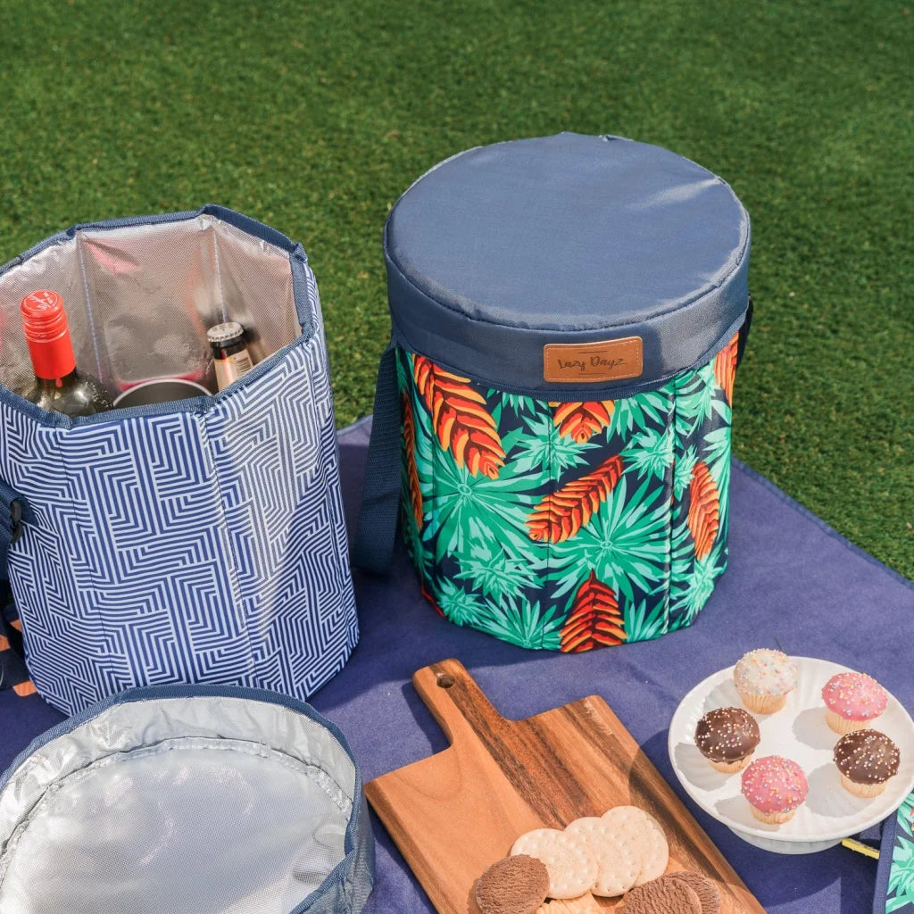 Lazy Dayz Insulated Cooler Stool - Mossman - Furniture >