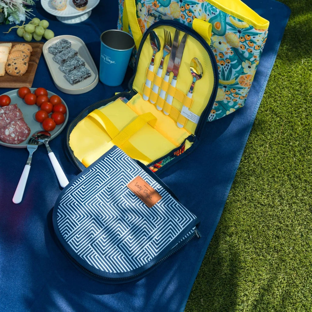 Lazy Dayz Picnic Cutlery Wallet Set - Makena - Home &