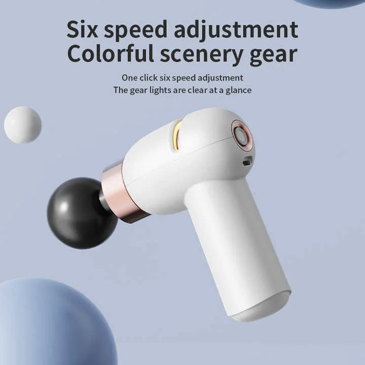 LC-005-Pink Portable Mini Massage Gun - Quiet Muscle