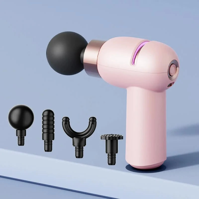 LC-005-Pink Portable Mini Massage Gun - Quiet Muscle