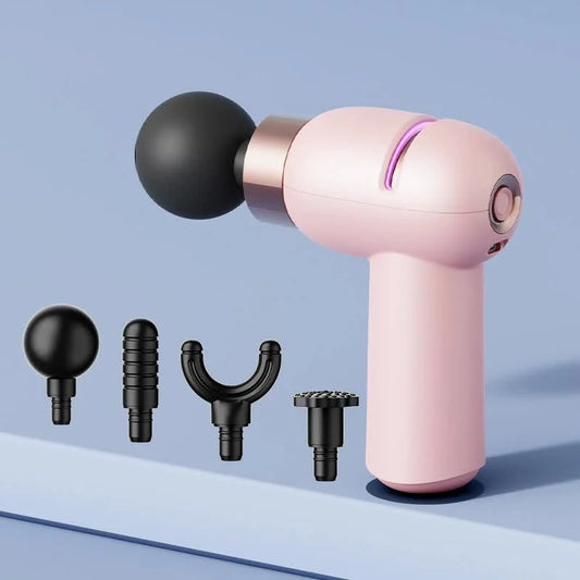 LC-005-Pink Portable Mini Massage Gun - Quiet Muscle