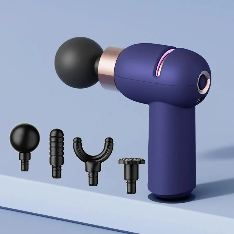 LC-005-Purple Portable Mini Massage Gun - Quiet Muscle
