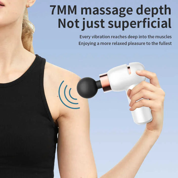 LC-005-Purple Portable Mini Massage Gun - Quiet Muscle