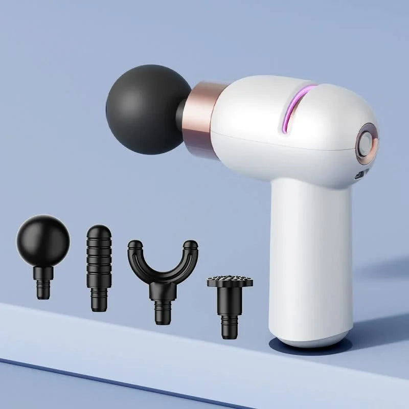 LC-005-White Portable Mini Massage Gun - Quiet Muscle