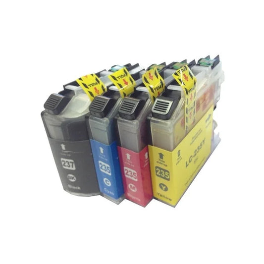 LC-237 LC-235 Premium Inkjet Compatible Set 4 Cartridges