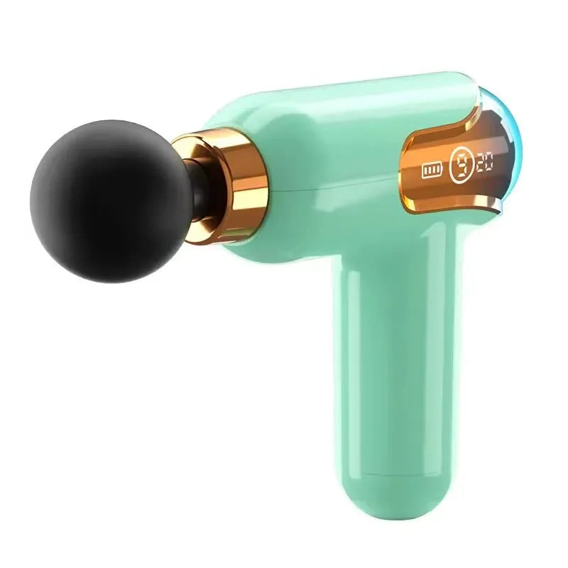 LC002 Green Portable Massage Gun - Deep Tissue Muscle