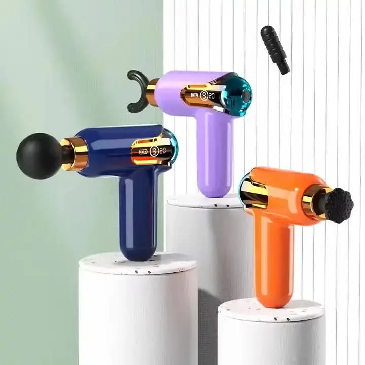 LC002 Green Portable Massage Gun - Deep Tissue Muscle