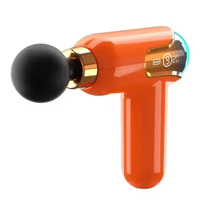 LC002 Orange Portable Massage Gun - Deep Tissue Muscle