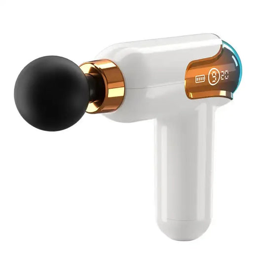 LC002 White Portable Massage Gun - Deep Tissue Muscle