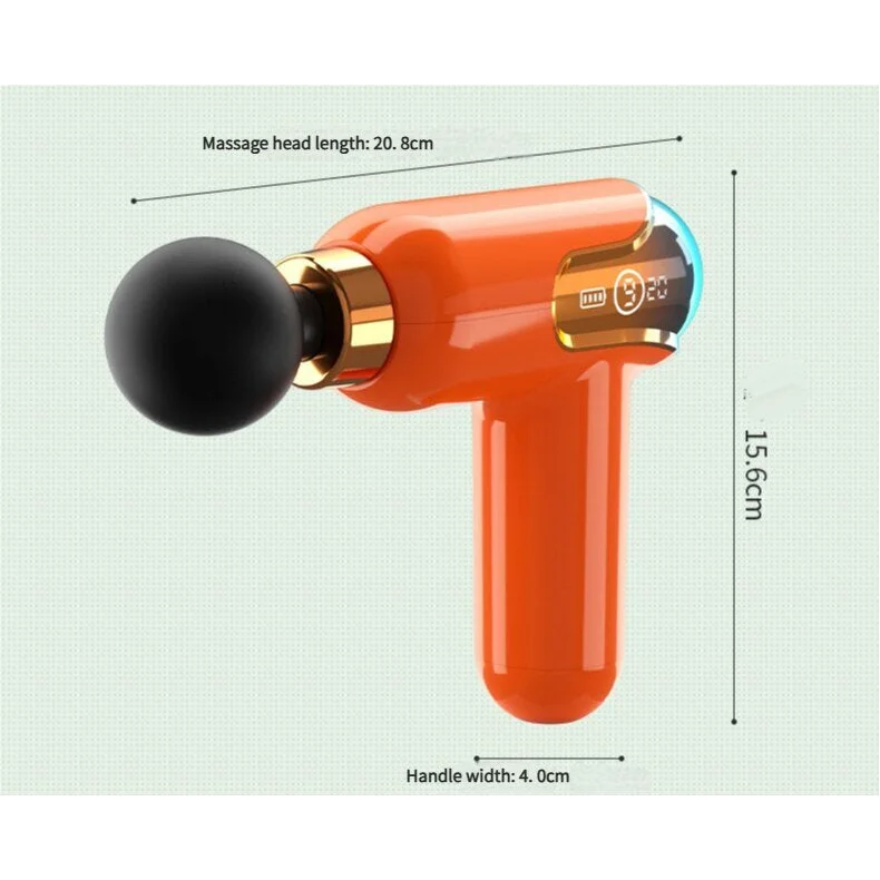 LC002 White Portable Massage Gun - Deep Tissue Muscle
