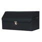 Leather Car Boot Organizer Premium Collapsible Foldable Trunk Cargo Storage Box with Lock Black Medium