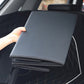 Leather Car Boot Trunk Cargo Organizer 2X Collapsible Foldable Storage Box Black Medium