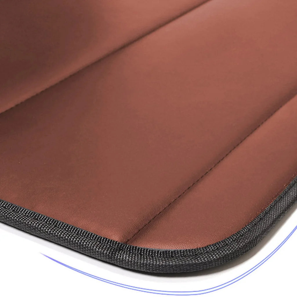Leather Car Boot Trunk Cargo Organizer 4X Collapsible Foldable Storage Box Coffee Small