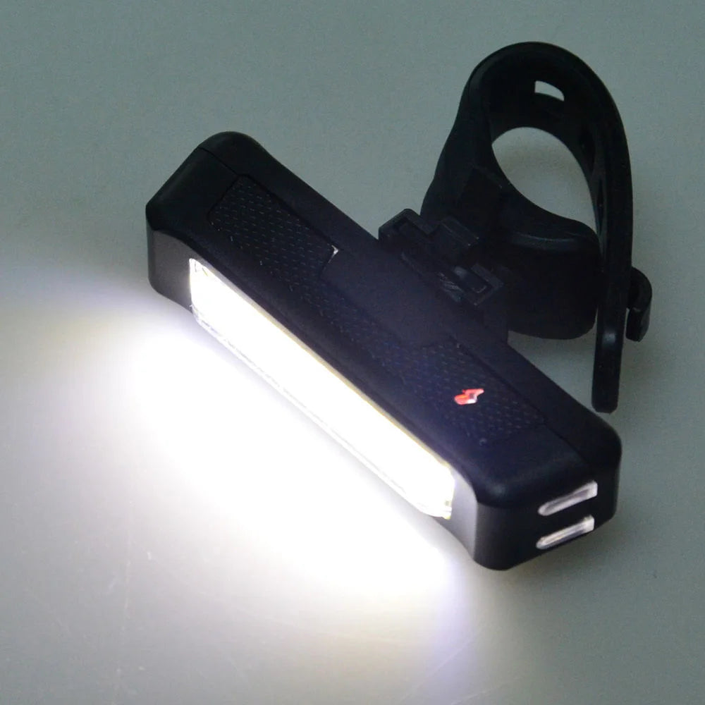 LED Bike Light Set USB Rechargeable Front Headlight Bar