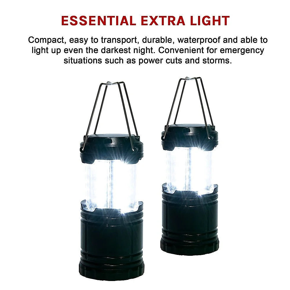 LED Camping Lantern Super Bright Portable - 2 Pack