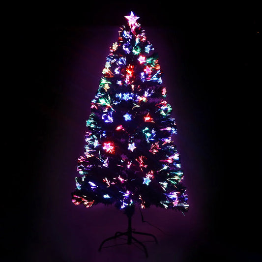 LED Christmas Tree 4FT Optic Fiber Multi-Colour Lights