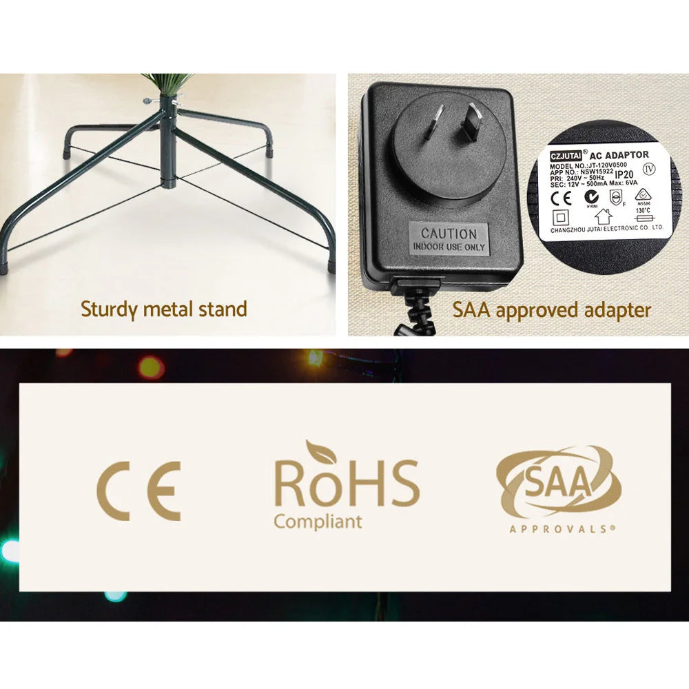 LED Christmas Tree 4FT Optic Fiber Multi-Colour Lights