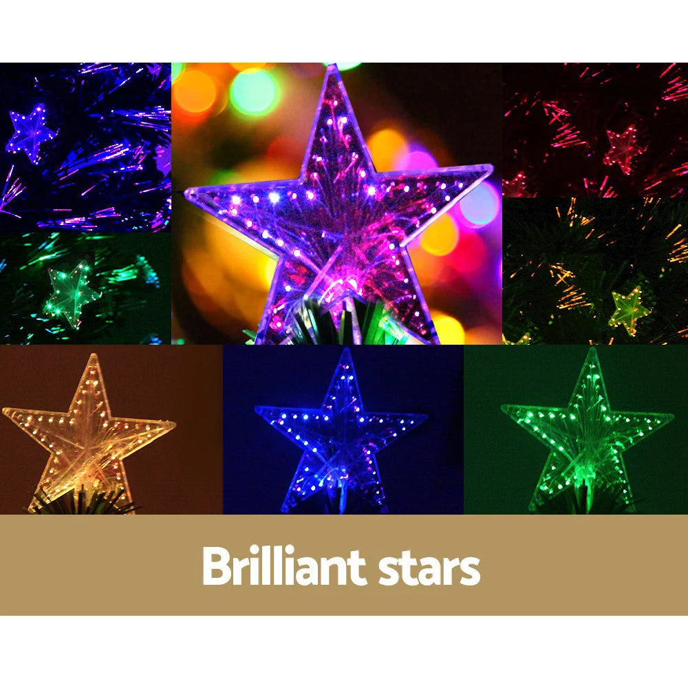 LED Christmas Tree 5FT Optic Fiber Multi-Colour Lights