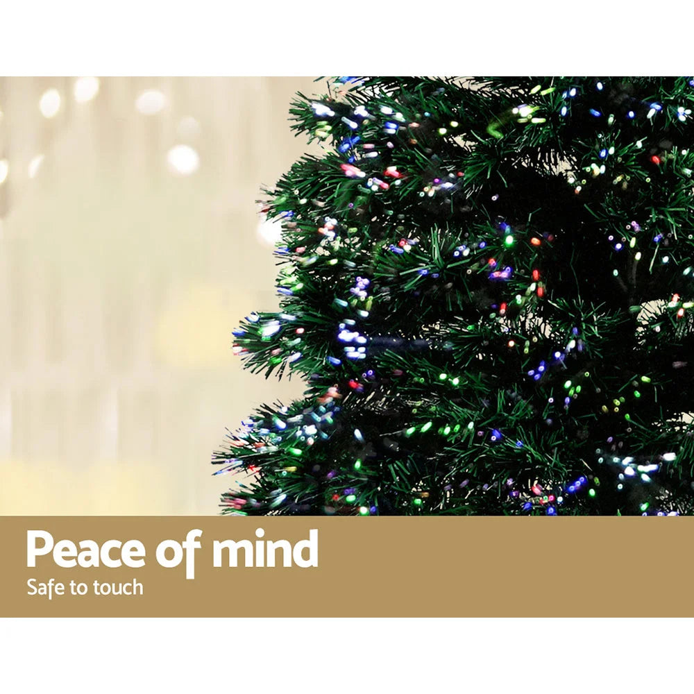 LED Christmas Tree 6FT Optic Fiber Multi-Colour Lights