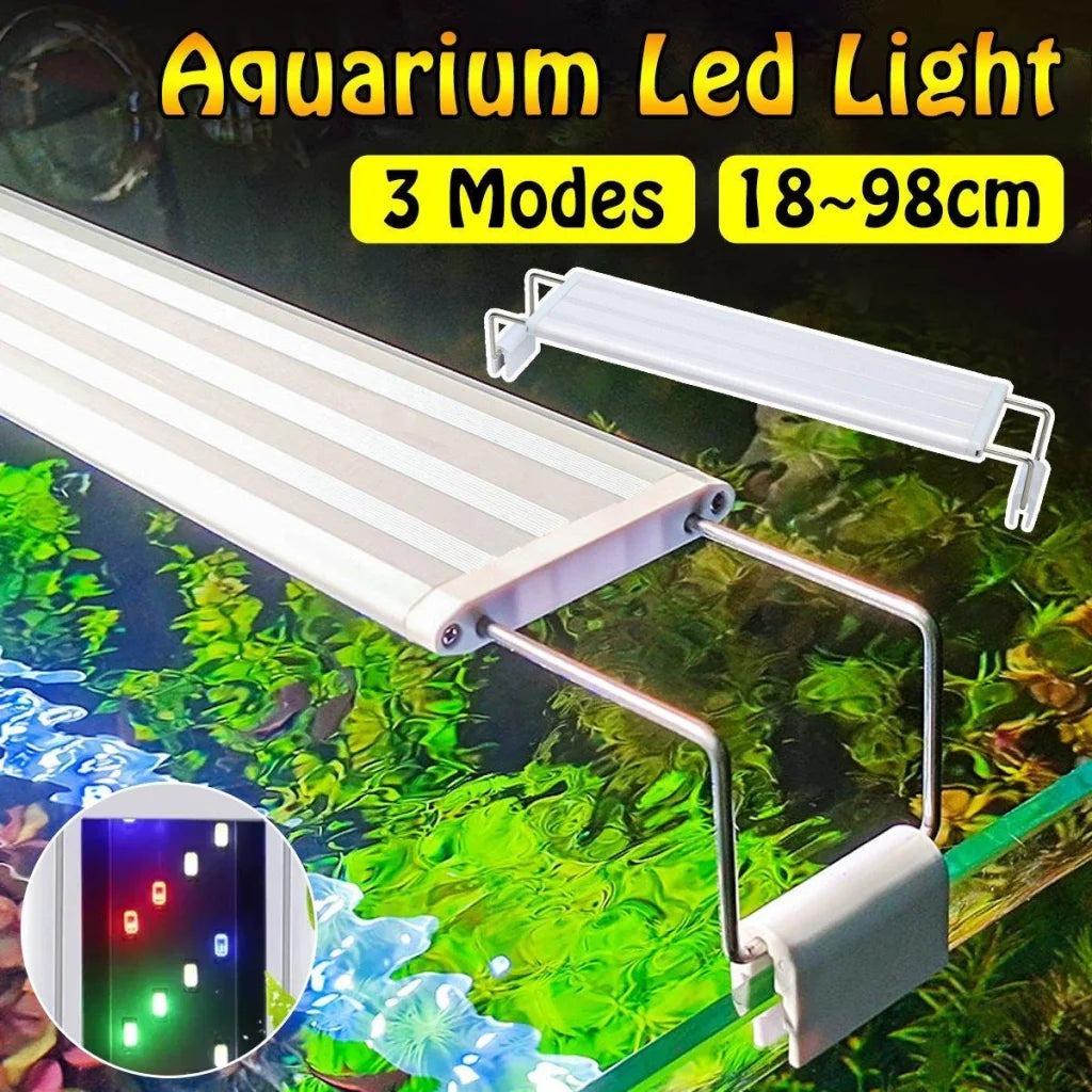 LED Colour Changing Aquarium Light Fish Tank Water Bracket