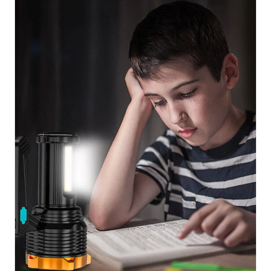 LED Flashlight Super Bright 1200lm Torch Lamp USB