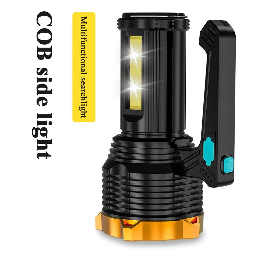 LED Flashlight Super Bright 1200lm Torch Lamp USB