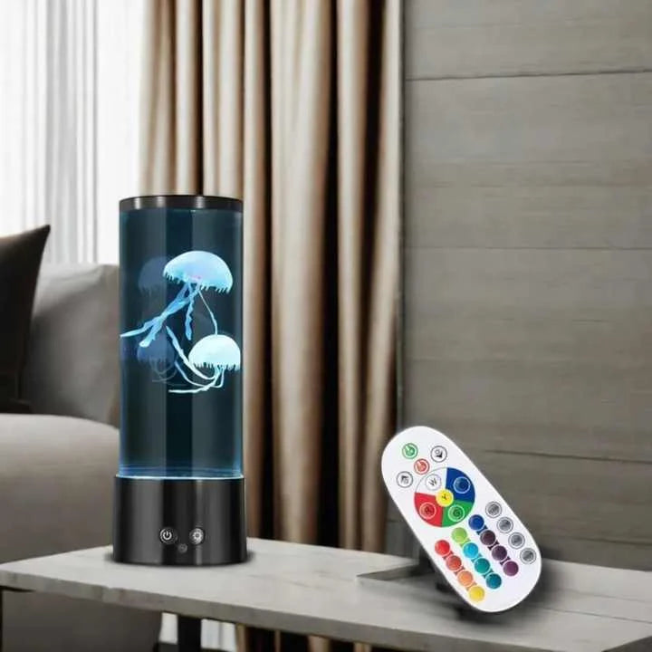 LED Jellyfish Lamp - Creative Night Light for Bedroom