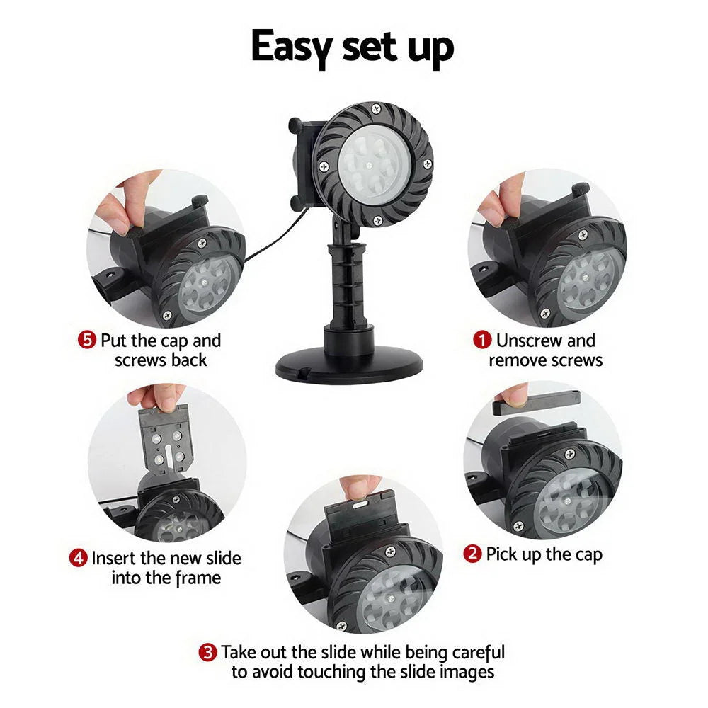 LED Laser Landscape Projector Light Lamp Christmas Party