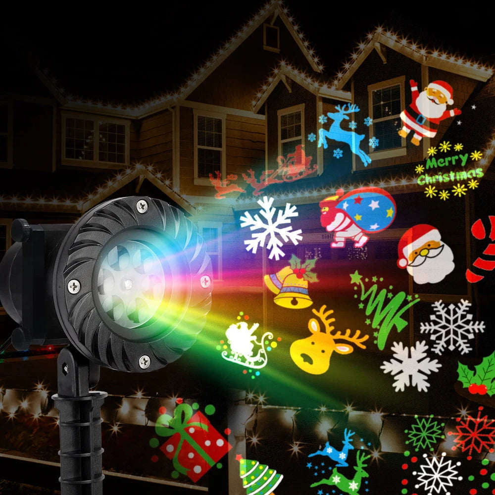 LED Laser Landscape Projector Light Lamp Christmas Party