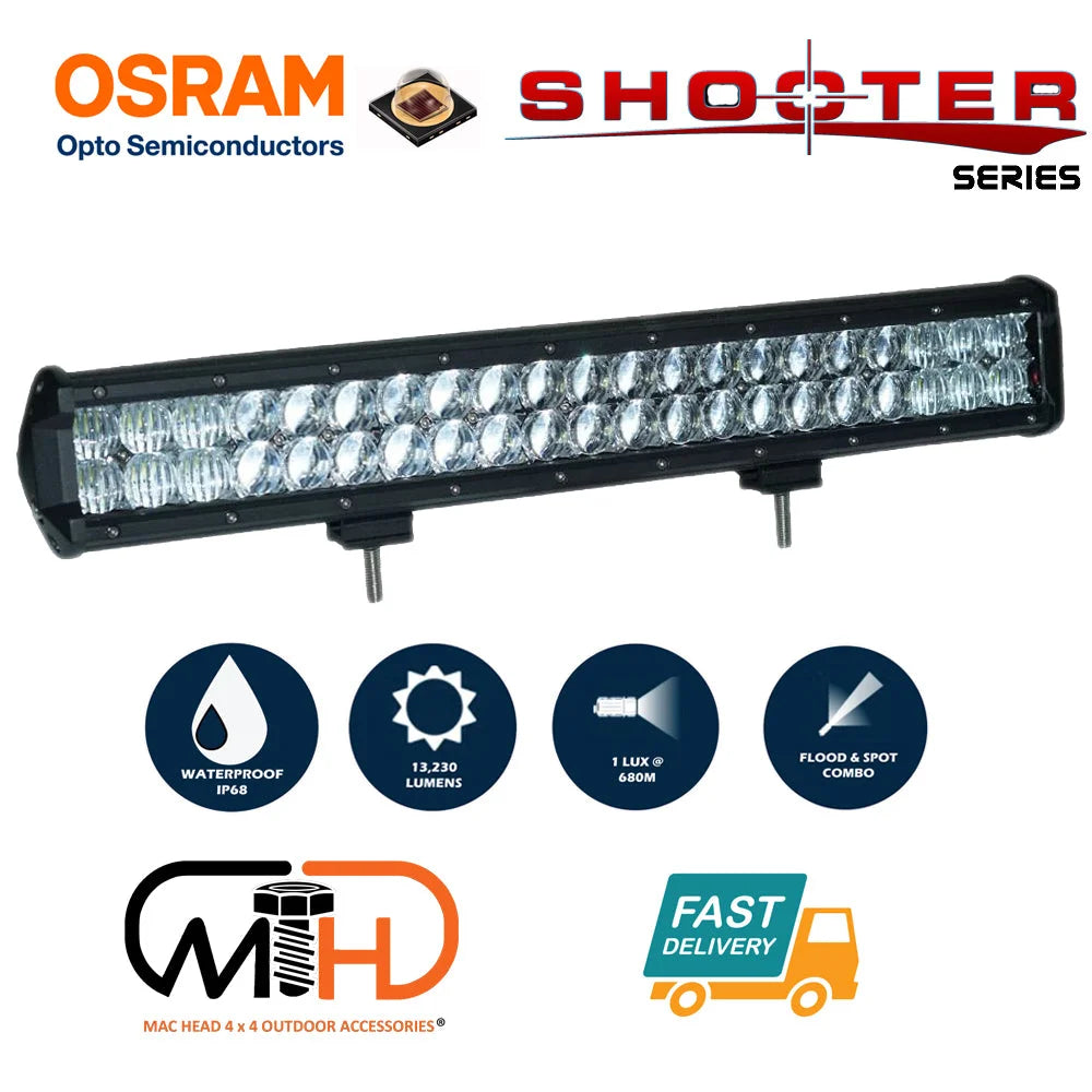 LED Light Bar 20inch Osram 5D 126W Spot Flood Combo Beam