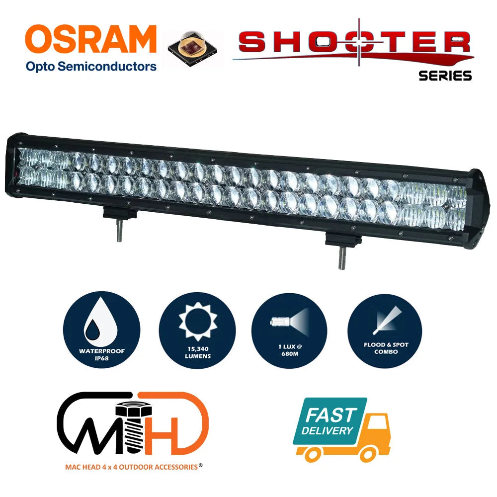 LED Light Bar 23inch Osram 5D 144W Spot Flood Combo Beam