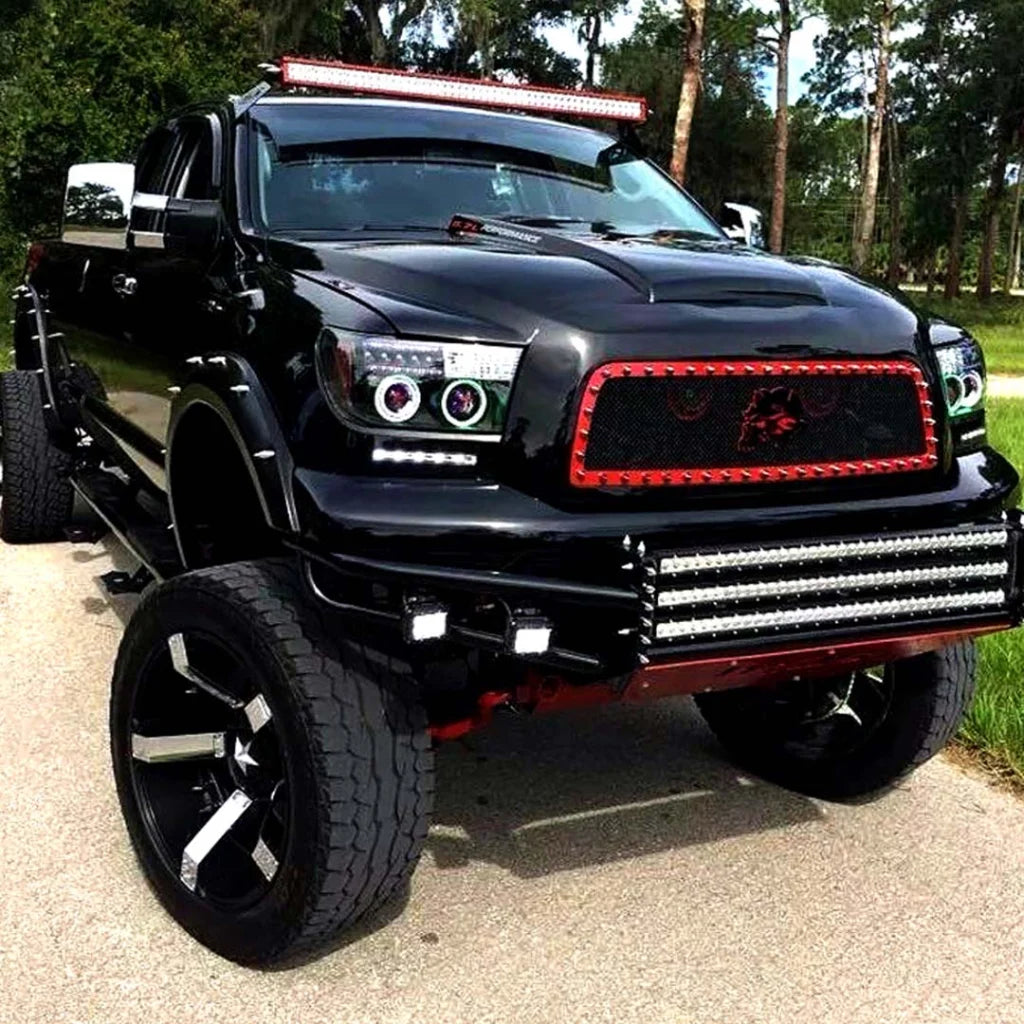 LED Light Bar Set Premium 2X 23inch 144W Cree Spot Flood for 4x4 Offroad Ute ATV 12V 24V