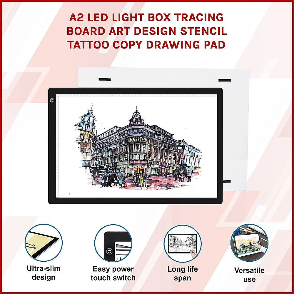 LED Light Box A2 Tracing Board Art Design Stencil Tattoo
